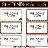 September slides / Autumn / Fall / premade / editable / go