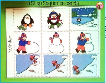 Sequence Cards - 3 Step Sorting Activity by Nyla's Crafty Teaching