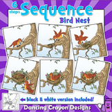 Sequence Cards and Clip Art- Bird Building a Bird's Nest