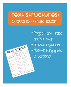 Preview of Sequence/Chronology Anchor Chart