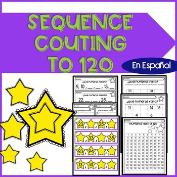 Preview of Sequence Counting to 120 in Spanish | Secuencias numéricas hasta 120