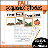 Sequence Fall Writing Prompts - Fall Writing Paper & Digit