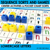 Sequence Game Sets and Sorts for lowercase letters