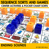 Phonics Games for Kindergarten - Ending Sounds Sequence Ga