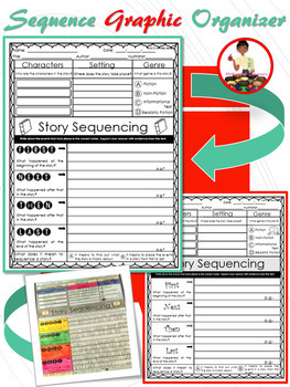 Preview of Sequence Graphic Organizer | Story Sequence | Sequence of Events 