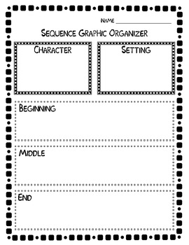 Sequence Graphic Organizer Wonders by Kari Marino | TpT