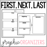 First, Next, Last Graphic Organizers
