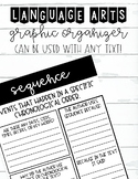 Sequence Reading Strategy Guiding Worksheet and Graphic Organizer