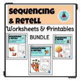 Sequence & Retell: Autumn Story Worksheets and Printables