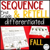 Fall Sequence & Retell - Differentiated Reading Passage
