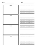Sequence Review Boxes and Graphic Organizers