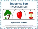 Sequence Sorting Puzzles:First, Next, and Last       Tell 