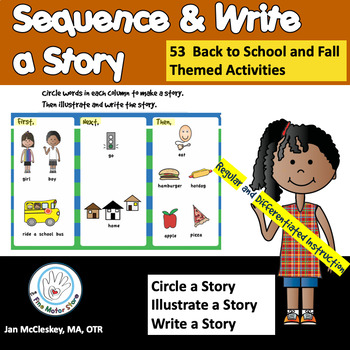 Preview of Sequence Story Writing and Drawing