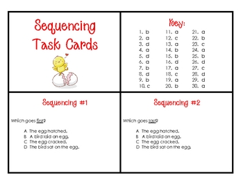 Sequence Task Cards by Lise | Teachers Pay Teachers
