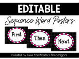 Sequence Word Posters (UPDATED and EDITABLE)