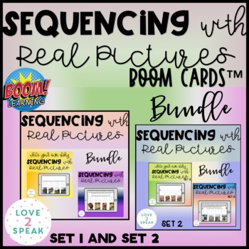 Preview of Sequence Write Your Own Story Real Pictures Boom Cards™