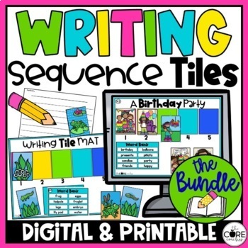 Preview of Sequence Writing - Narrative, Nonfiction, How-to Sequencing Picture Cards Bundle