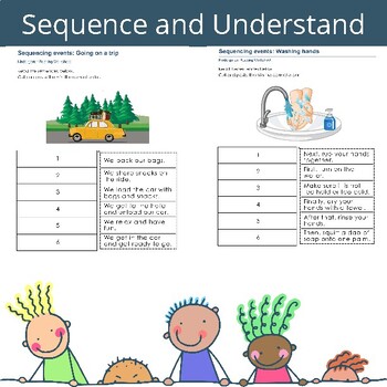 Preview of Sequence and Understand: Comprehension Worksheets for Early Readers
