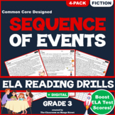 Sequence of Events: ELA Reading Comprehension Worksheets |