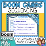 Sequence of Events Interactive Digital Boom Cards Distance