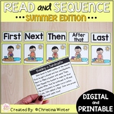 Sequence of Events Reading Summer Passages - Printable Dig
