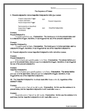 Sequence of Tenses, Instructional Worksheet with Exercises