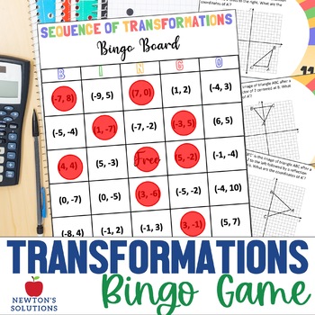 Preview of Sequence of Transformations BINGO Game