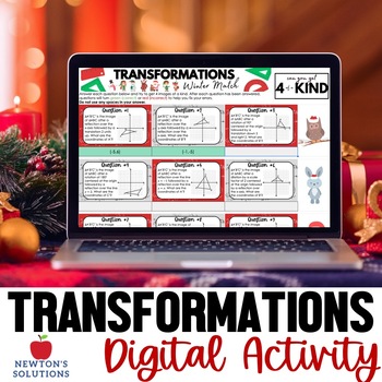 Preview of Sequence of Transformations Christmas Digital Activity