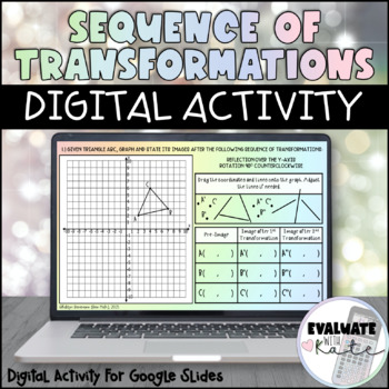 Preview of Sequence of Transformations Digital & Printable Activity