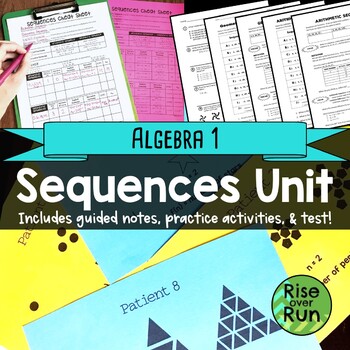 Preview of Sequences Unit Bundle for Algebra 1