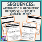 Sequences Guided Notes (Arithmetic/Geometric and Recursive