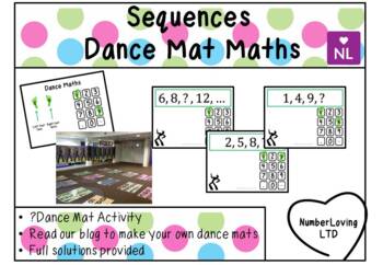 Preview of Sequences, Patterns (Dance Mat Maths)