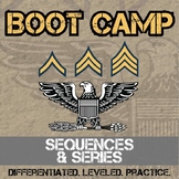 Sequences & Series Boot Camp - Printable & Digital Differe