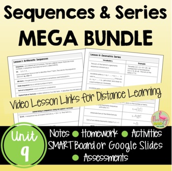 Preview of Sequences and Series MEGA Bundle (Algebra 2 - Unit 9)