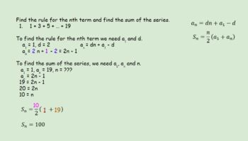 Preview of Sequences and Series: Arithmetic Series