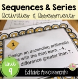Sequences and Series Activities and Assessments (Algebra 2