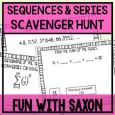 Sequences and Series Scavenger Hunt! (Digital Activity Inc
