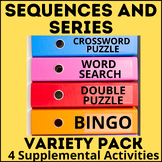 Sequences and Series Supplemental Review Activities Arithm
