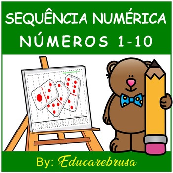 Preview of Português, Sequência Numérica - Números de 1 a 10, Educação Inclusiva, Autismo