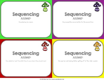 Sequencing Activity: Sequence of Events Reading Passages Game by Games