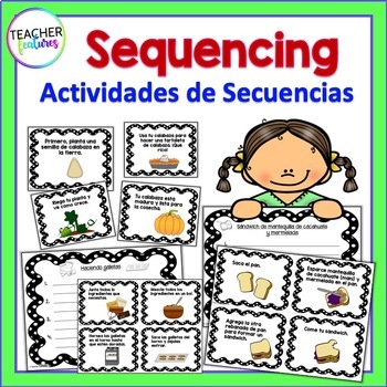 Preview of SEQUENCING STORIES IN SPANISH (SEQUENCE OF EVENTS)