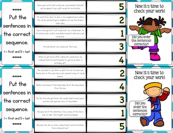 Story Sequencing Activity: 36 Sequence of Events Task Cards (Clip and Flip)