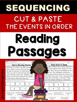 Preview of Story Sequencing: Reading Passages to Sequence Events