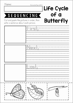 Sequencing Worksheets and Center Activity by Lavinia Pop | TpT