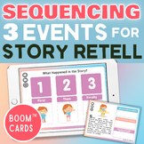3 Step Sequencing Stories & Events with Pictures for Speec