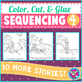Sequencing 4: Color, Cut & Glue by The Speechstress | TpT
