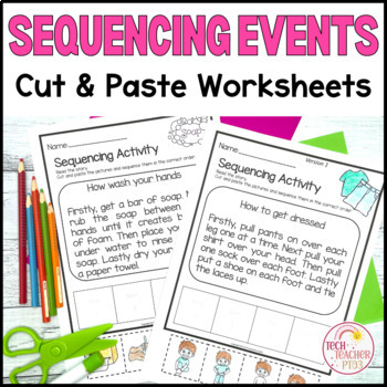 Preview of Read and Sequence Worksheets for Kindergarten