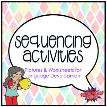 Preview of Sequencing Activities for Language (Folder Activity and Worksheets)