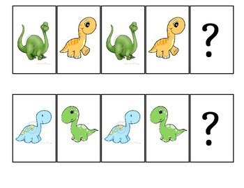 Preview of Sequencing Activity with Dinosaurs
