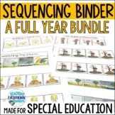 Sequencing Adapted Binder for Special Education